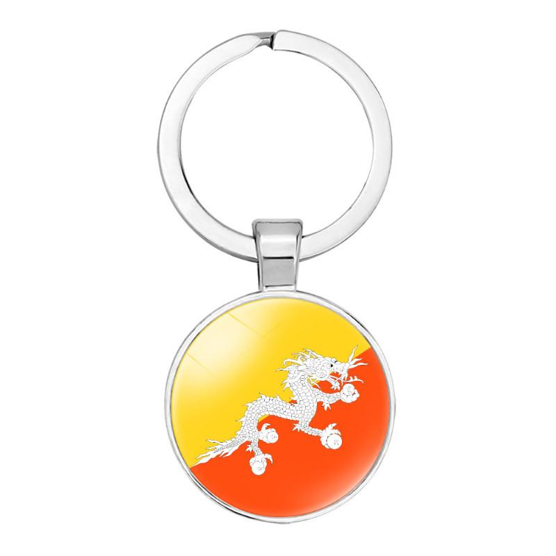 Decorative Keychain Showcasing Asian Country Flags Perfect For Birthdays And Parties