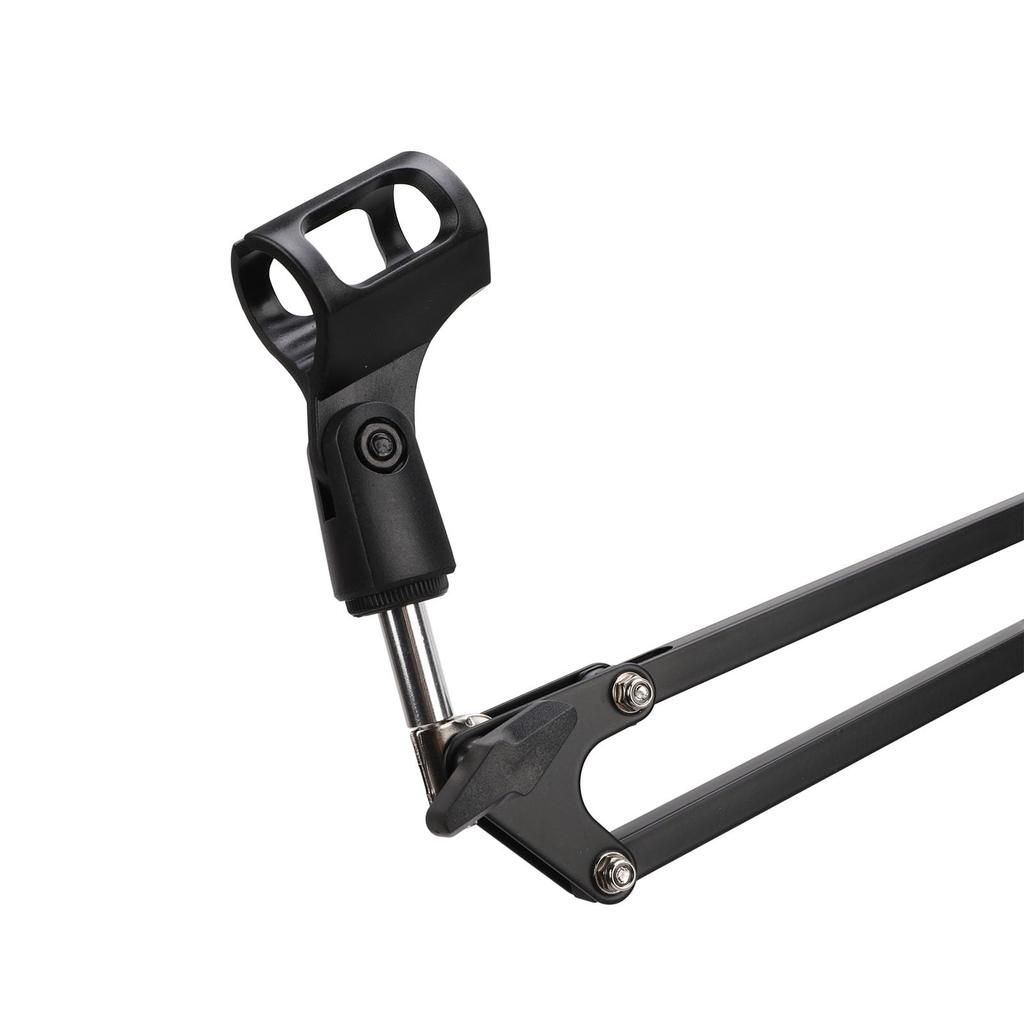 Elprico Microphone Arm Stand 360° Flexible Steel Boom Noise Reduction Spring Studio Recording Heavy Duty 3kg Support