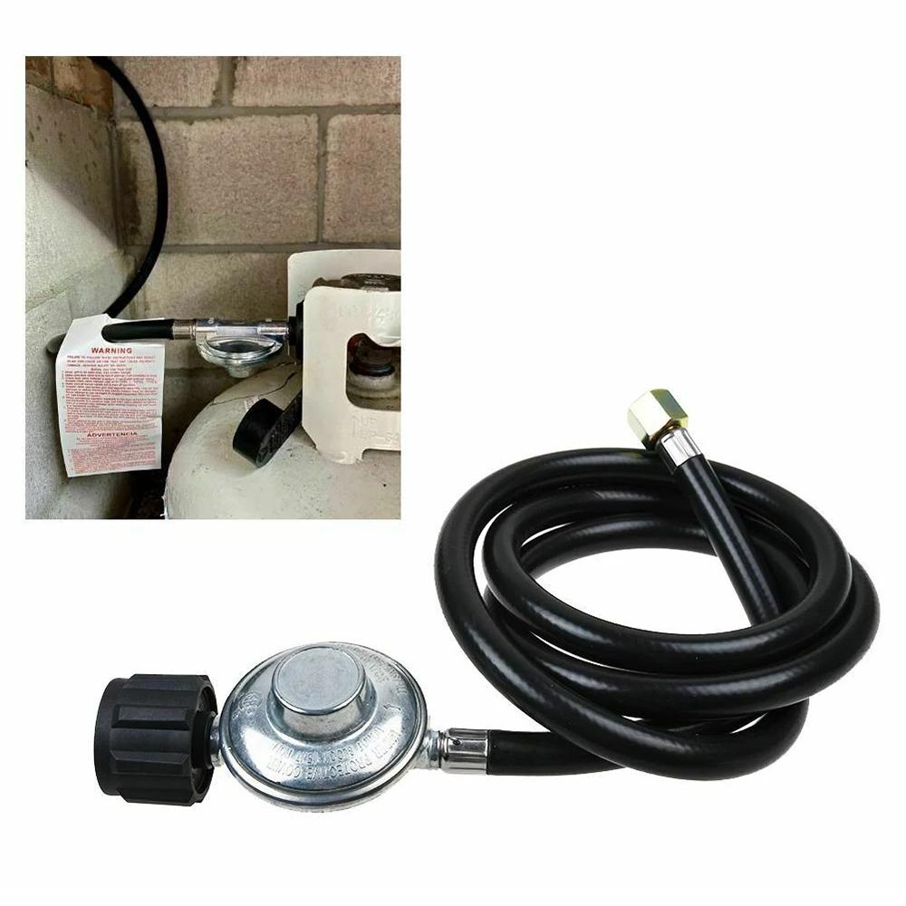 5ft Gas Regulator Hose Assembly Propane Extension Hose Regulator Gas BBQ Grill Heater LP Line Fire Pit BBQ