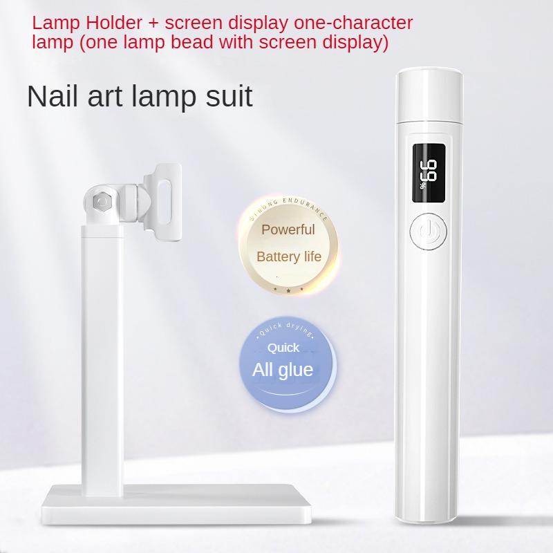 Mini UV Nail Lamp Dryer Machine Portable USB Rechargeable LED Nail Quick Drying Light Handheld Manicure Lamp For Gel Varnish