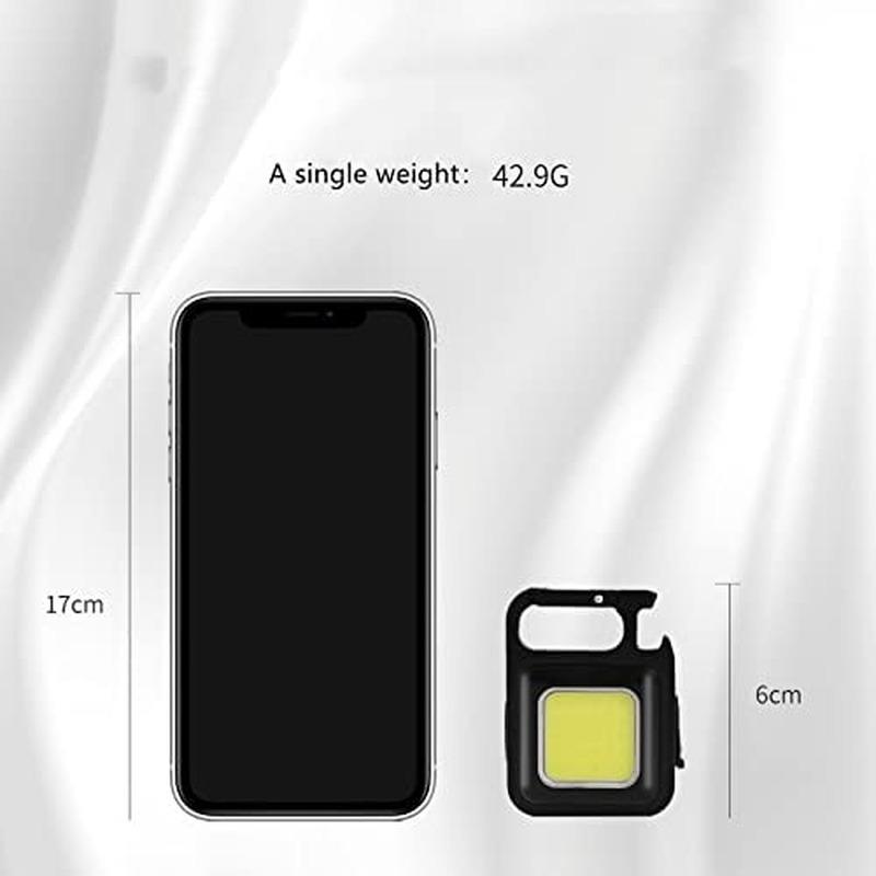 מיני LED מחזיק מפתחות אור מוטיפוציה נייד USB נטען כיס אור עבודה עם חולץ פקקים חיצוני קמפינג דיג טיפוס