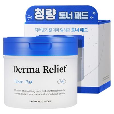 DR. Bang Ki-won Derma Relief Toner Pads, 70 Stück, 1 Stück