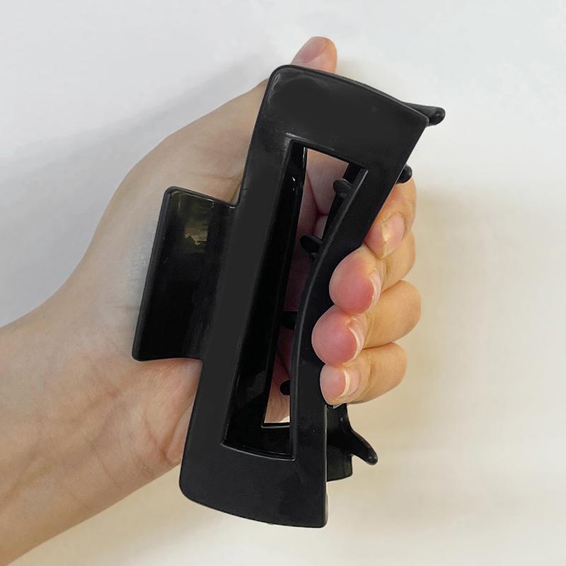 Soft Silicone Shark Hair Clips For Women Protective Elastic Hair Clip Back Head Durable Flexible Unsnappable Claw Clip