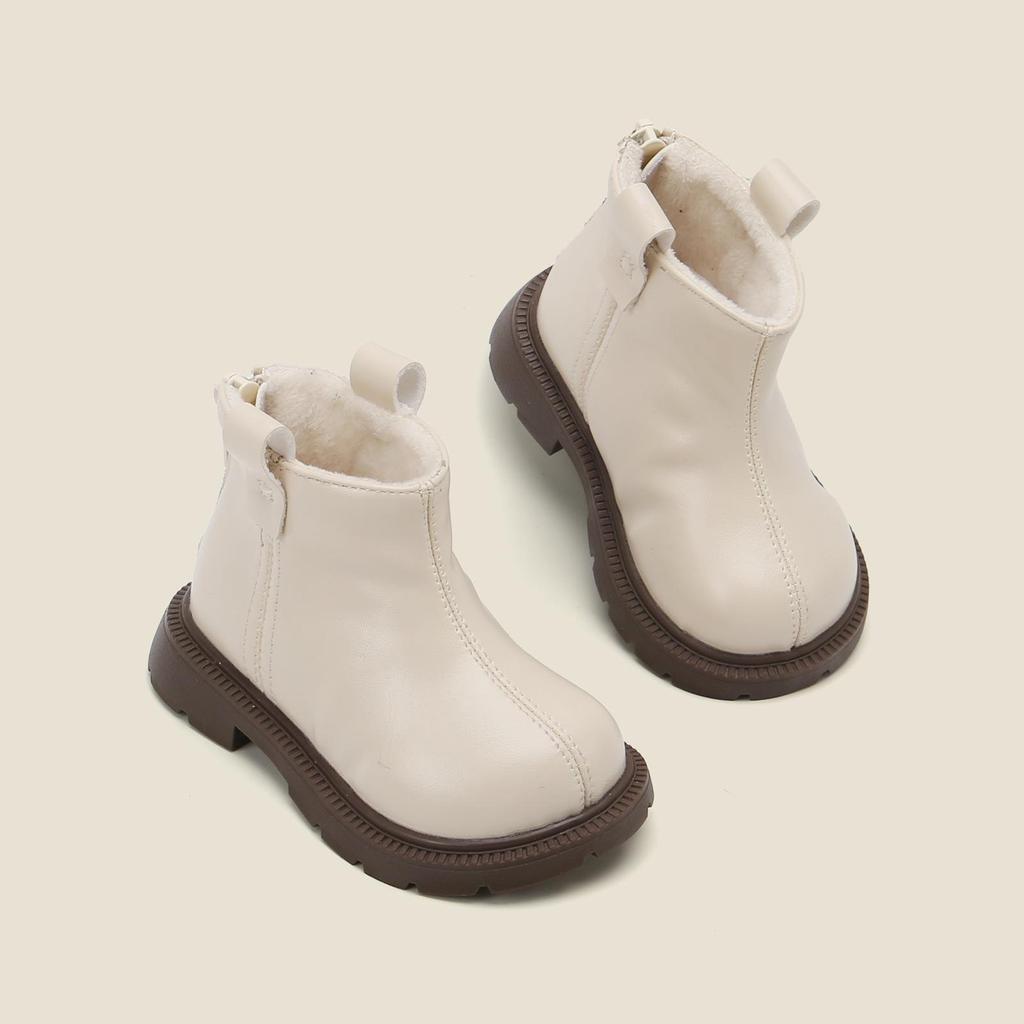 Dr. Martens Infant Cotton Boots: Warm Winter Walking Shoes for Boys & Girls, Korean Style Snow Boots