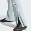 adidas Originale einfarbige lässige Hose mit Reißverschluss für Damen Unterteile Blau IA3004