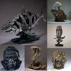 Accessoire Sculpture Monde Animal Squale Sculpture Décor Jaws Animal Décor de Table Statue Résine Pièce Chambre Décoration Maison