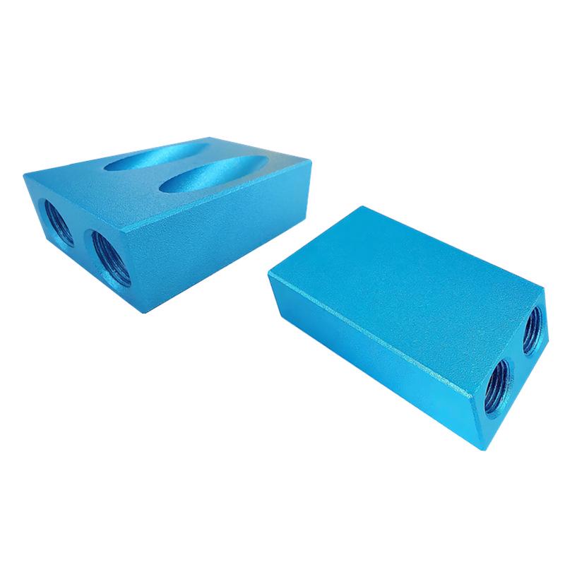 15° Blue Pocket Hole Woodworking Locator and Puncher