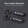 OPQ1 Car Tire Wheel Valve Caps Cover Suede Car Key Chain Ring Keychain For VW GTI Polo Golf Passat Tiguan Arteon Jetta Beetle T-ROC