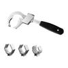 Large Opening Universal Adjustable Wrench Multipurpose Sink Wrench  Bathroom Repair