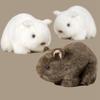 New 18cm Plush Toy Simulation Wombat Toy Practical Stuffed Simulation Wombat Toy Soft Stuffed Guinea Pig Doll