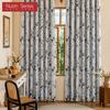1PC Nuan Series French Retro Style Floral Printed Curtains 100% Fully Blackout Curtains for Bedroom Living Room Balcony Window for Home Decor