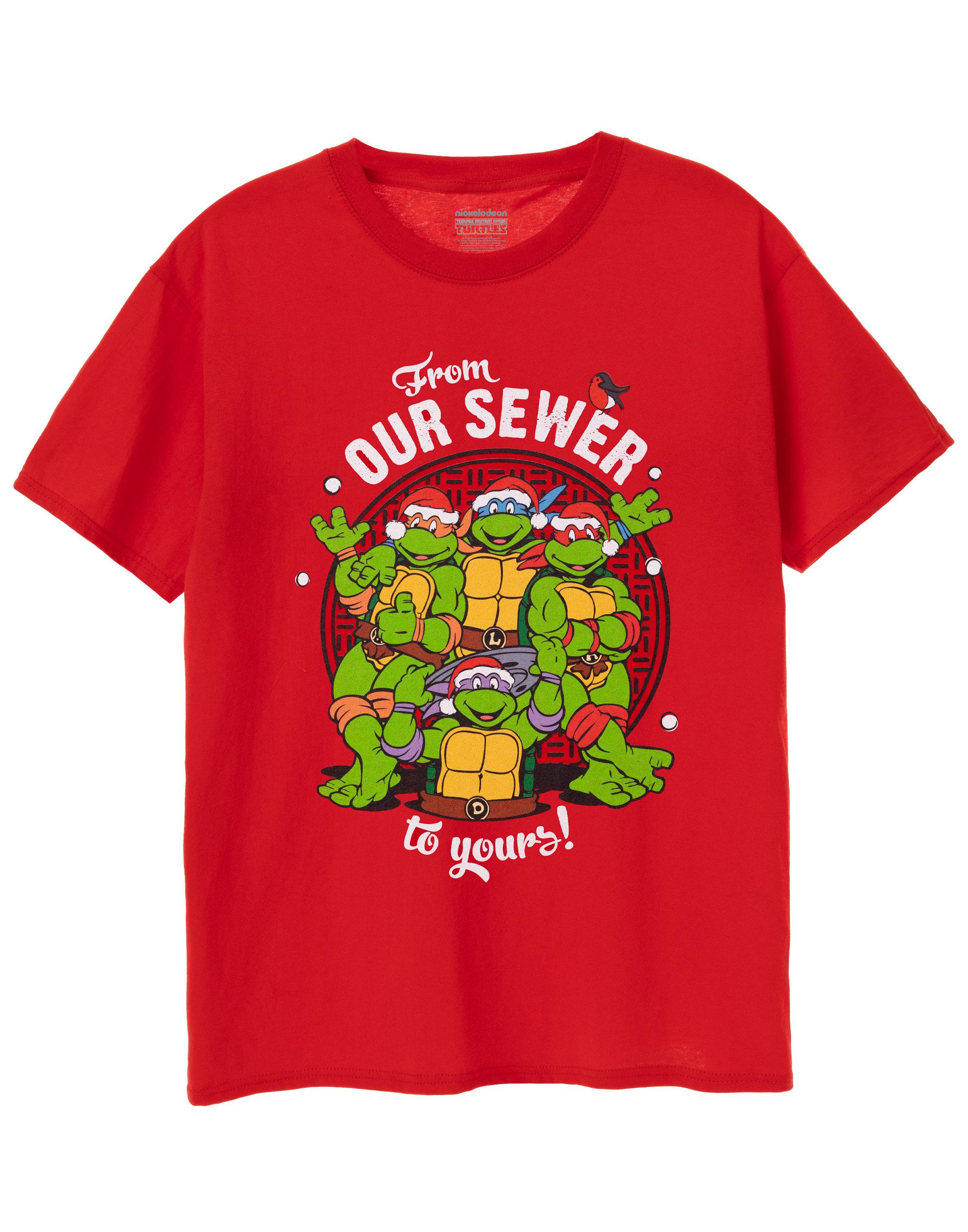 Teenage Mutant Ninja Turtles Short Sleeved TShirt Unisexs Red Official Merch S