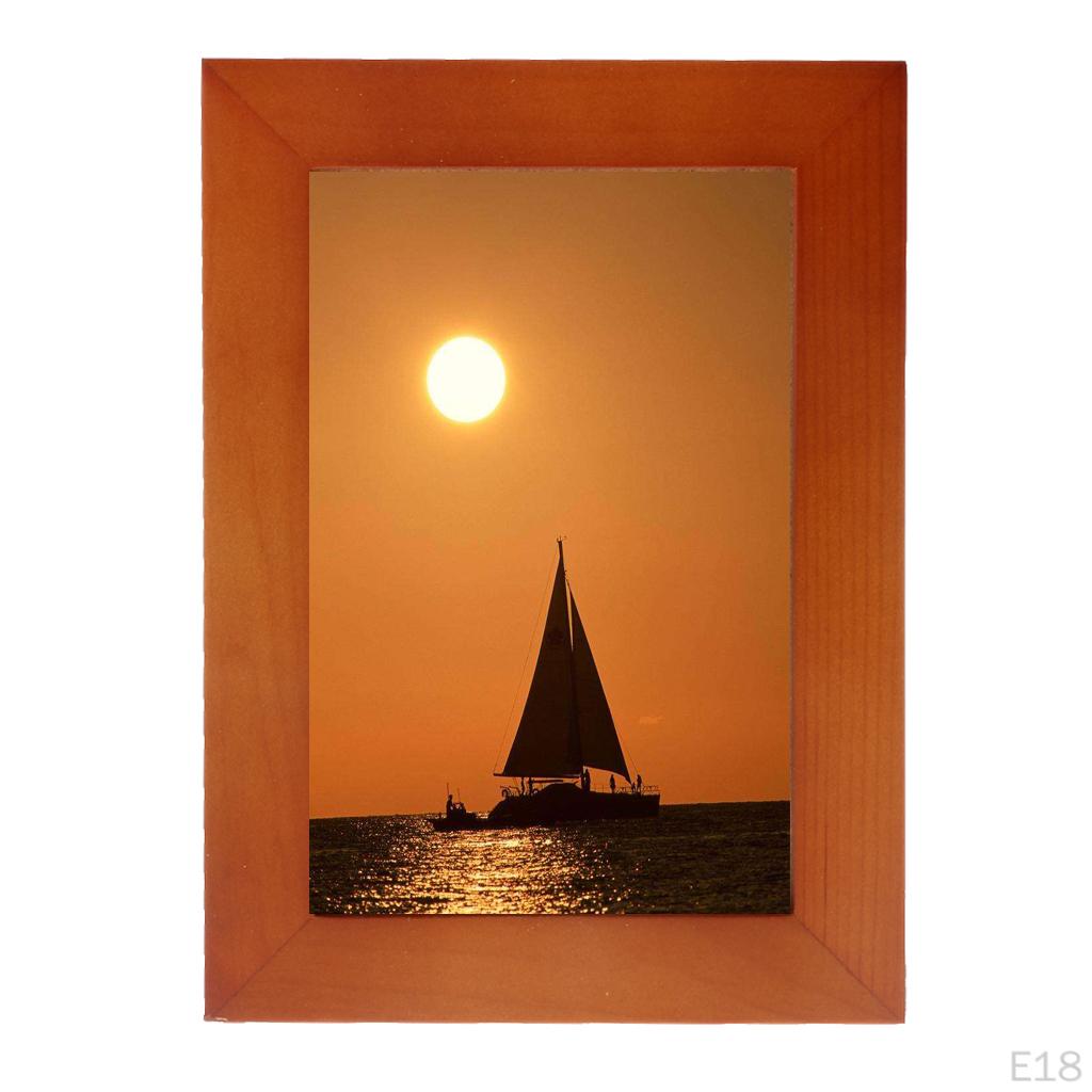 Simple Wooden Picture Phote Photo DIY Decoration