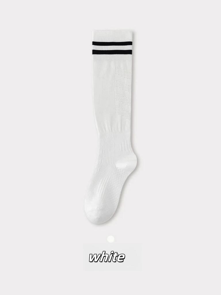 1/ 3 pairs of white summer socks, sports compression socks, women's sports and fitness socks, yoga socks, calf socks