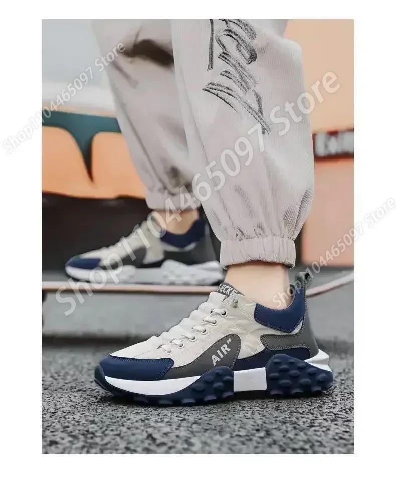 Fashion Men Shoes Platform Male Sneakers 2024 New Vulcanized Shoes for Men Casual Running Shoes Large Size 45 46 Hot Sapatos Masculinos