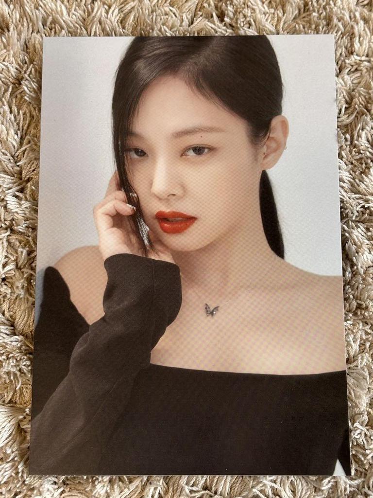 [USED] blackpink Jennie postcard THE ALBUM