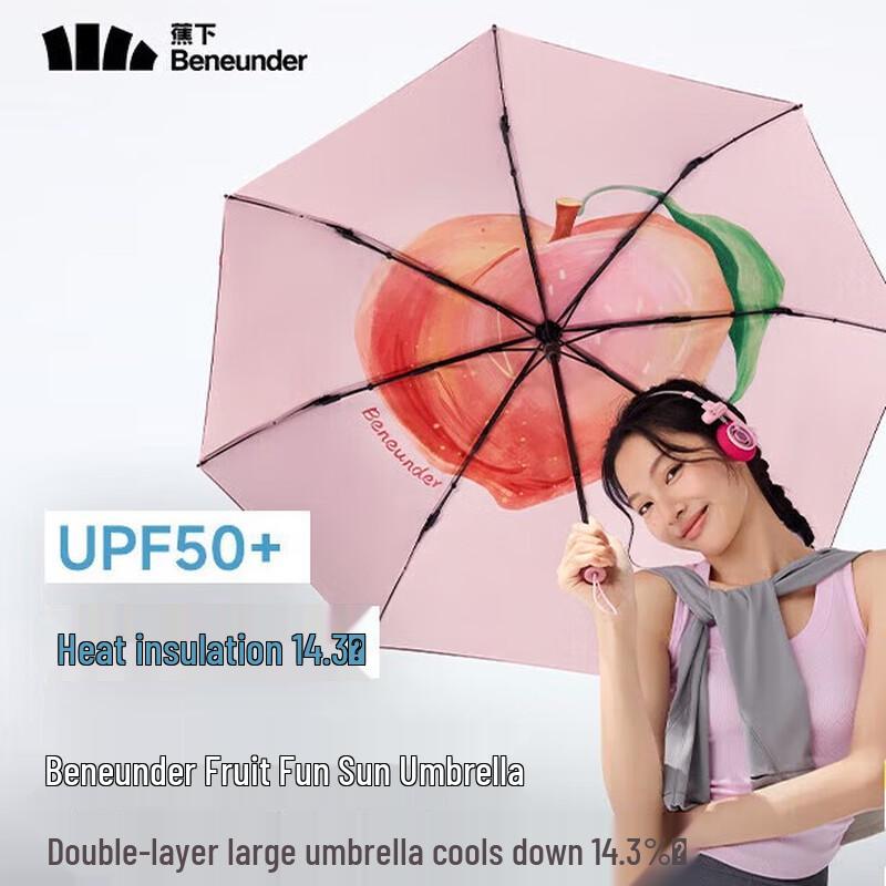Beneunder Triple-Fold UV Protection Umbrella