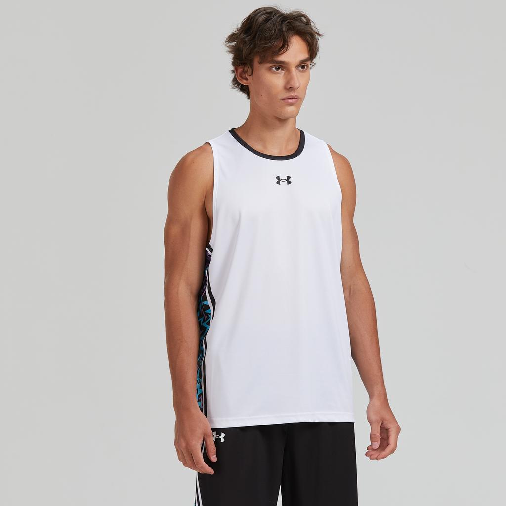 Under Armour SS24 Daily Casual Running Fitness Training Quick-Dry Breathable Sleeveless Tank Top Unisex Tops White 24500111-100