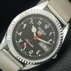 AUTOMATIC VINTAGE REFURBISHED SEIKO 5 6309A JAPAN MENS BLACK WATCH A442513-1