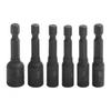 6pcs Screw Tap Socket Adapter Set 412mm Extension Bar for Electric Drills