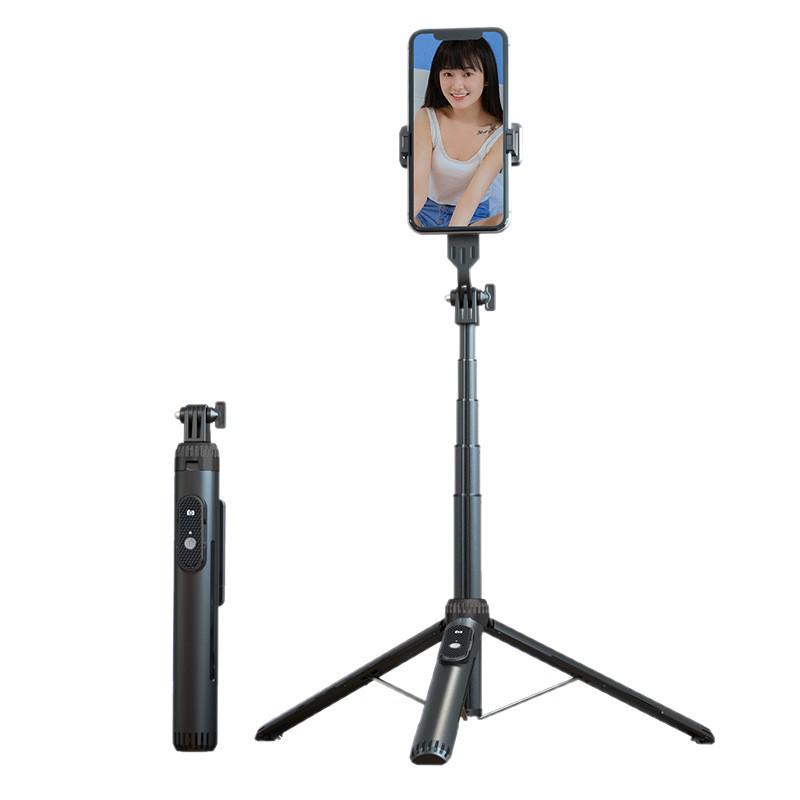 P160 Aluminum Alloy Multifunctional Bluetooth Selfie Stick Tripod for Videos & Live Streaming