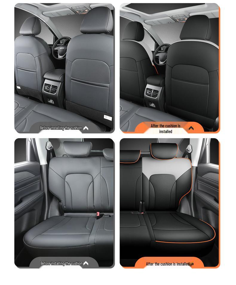 Perforated Leather Seat Covers for Haval M6 Plus 21/25 Models - Full Surround Cushion