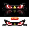 Devil's Eye Universal Motorcycle License Plate Light – Anti-Tailgating Dynamic Expression