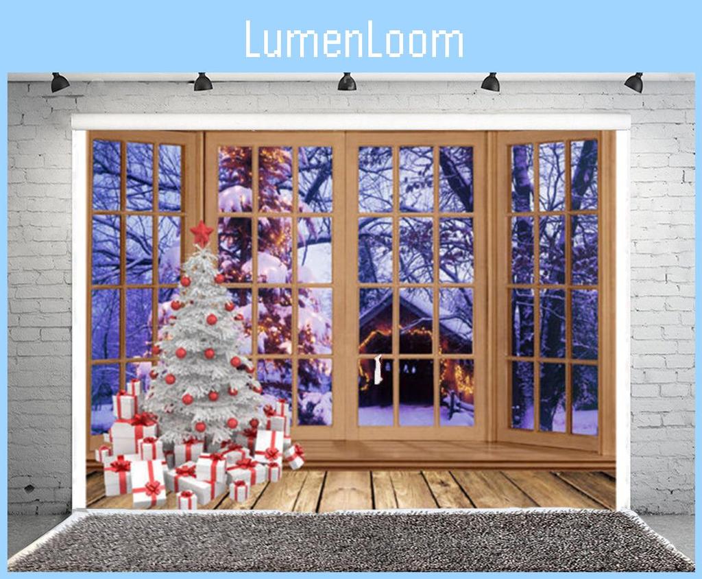 Children Backdrop Photo Christmas Theme Photography Background Seamless Poster