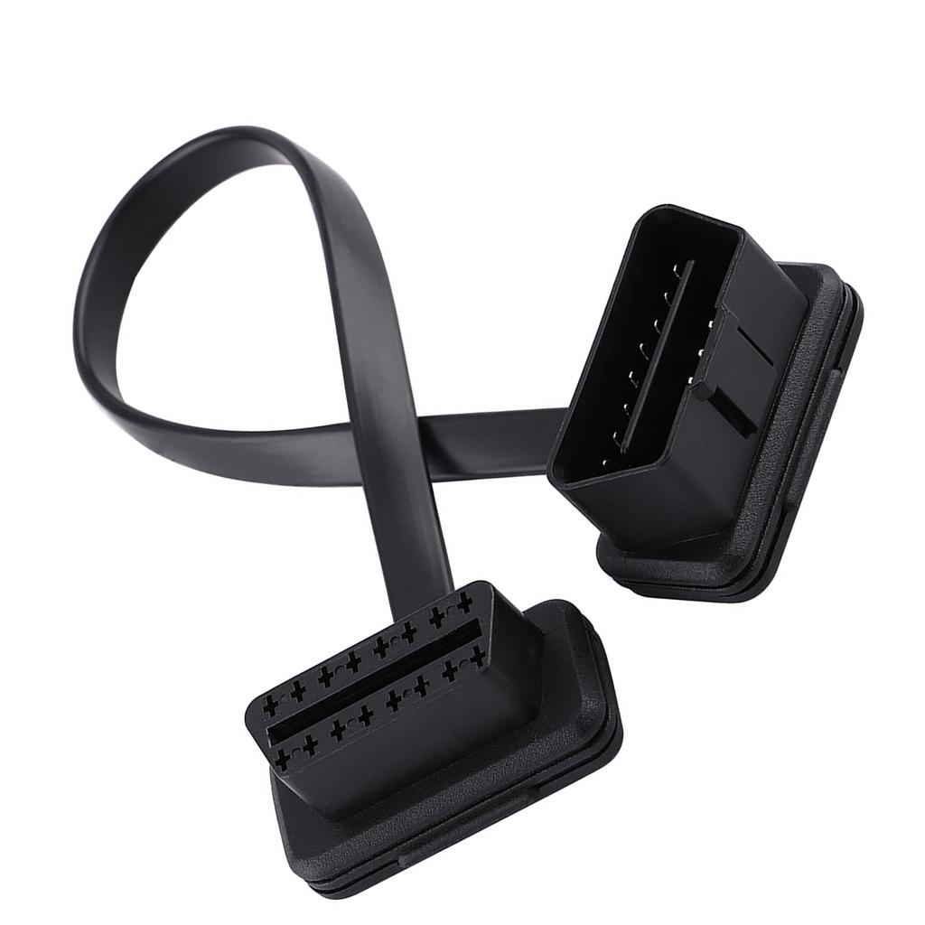 Car Auto 16 Pin Male To Female OBD Extension Cable Diagnostic Adapter