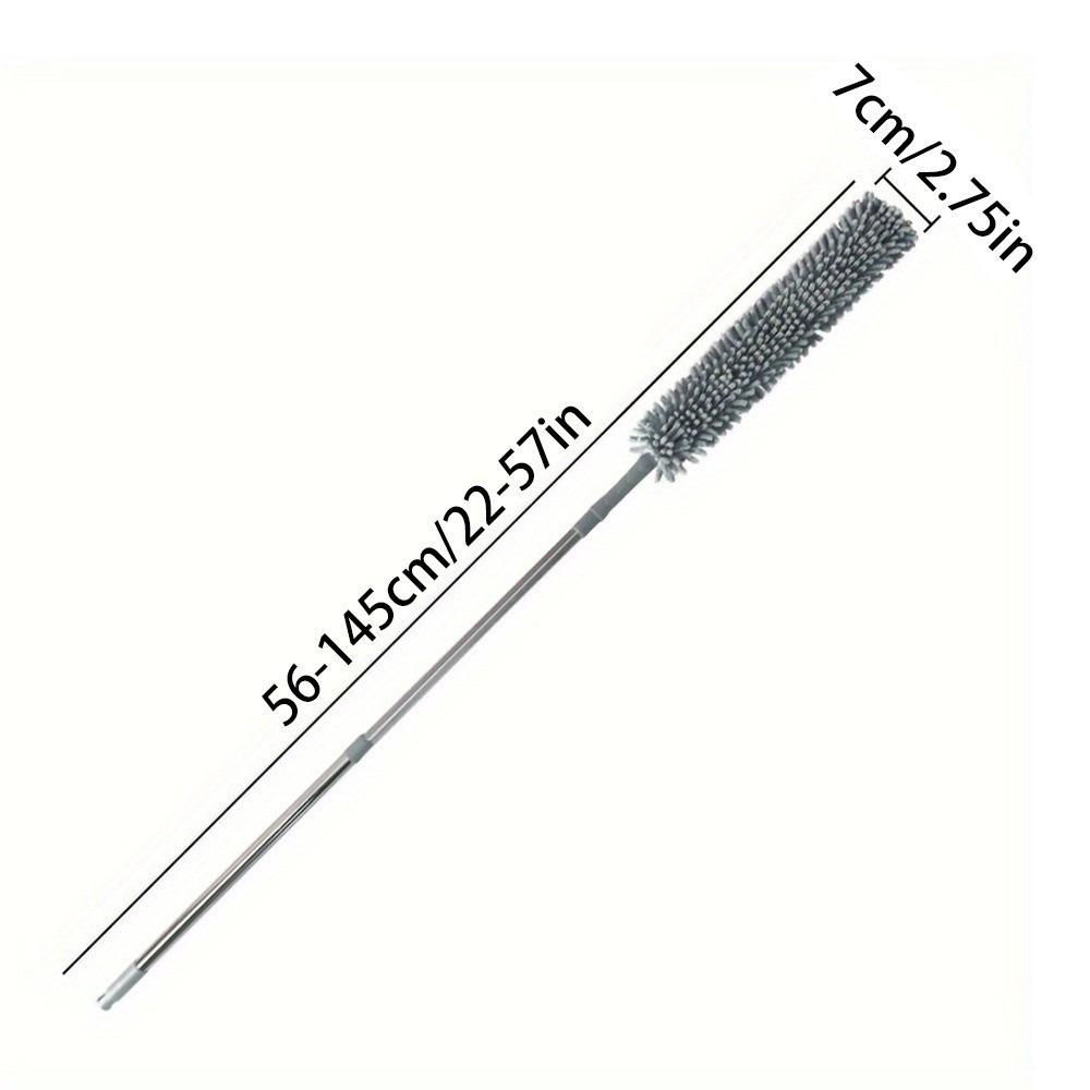 

Бытовой очиститель потолочных вентиляторов, пипидастры, многоразовая щетка для удаления пыли с потолочного вентилятора, инструмент для чистки серый