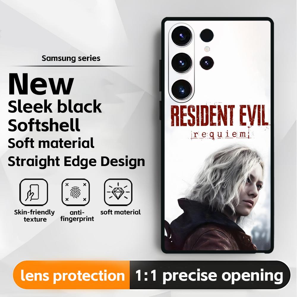 

Чохол для телефону Resident Evil 9 для Samsung Galaxy S26 S25 S24 S23 S22 S21 Plus Ultra Note20 М який чорний Galaxy Note20 Ultra