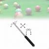 Billiards Cue Stick Bridge with Head, Portable Billiard Pool Rest Replacement