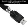 510 Smart Charger LED-Anzeige USB-Aufladung Tragbarer Adapter mit Überladeschutz Für Akkustab & Powerbank 4,2V/420mAh
