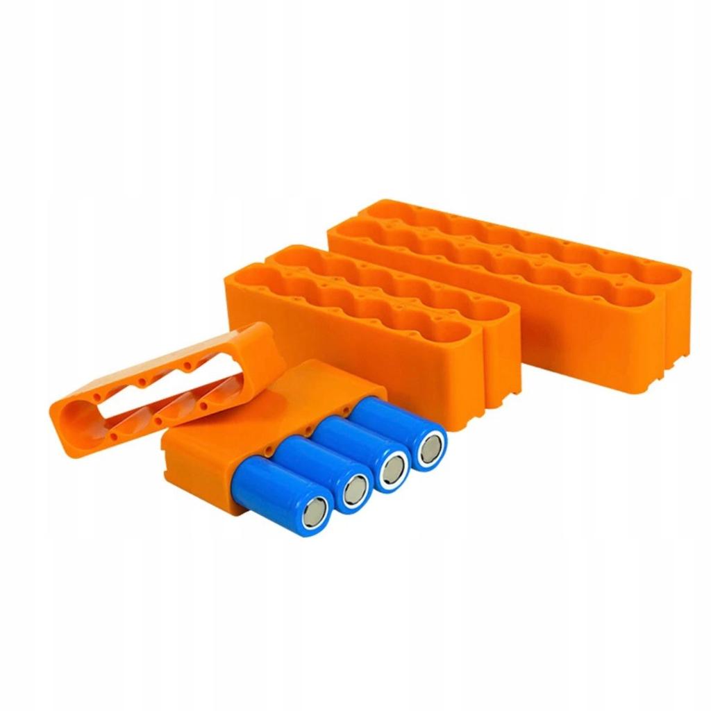 Rosfix Forma do Zgrzewania Akumulatorów – Stabilna Konstrukcja na 4 Ogniwa | Wymiary 8x2x3,5 cm | Przerwa na Taśmę Niklową