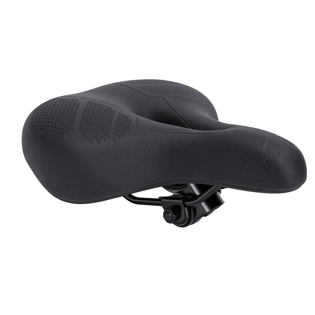 Bicycle Saddle Seat Comfortable Waterproofing Bike Seat with Hollow Ventilation Design Includes Installation Tools PU