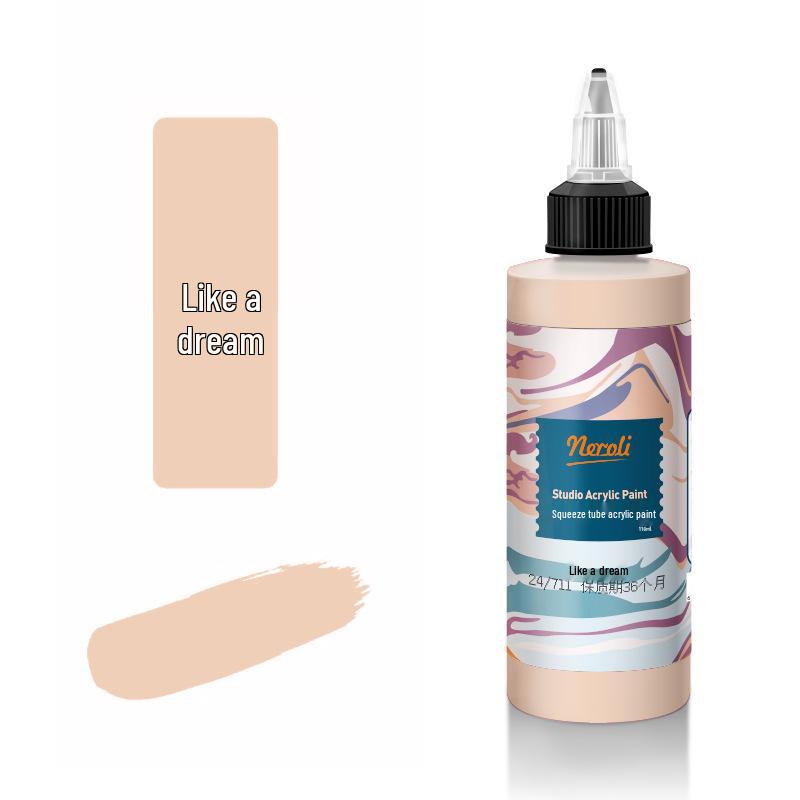 

Orange Blossom Gray Morandi Acrylic Paint Tube for Studio Doll Macaron Painting 110ml