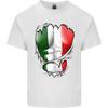 Gym Italian Flag Ripped Muscles Italy Unisexs Light Cotton TShirt
