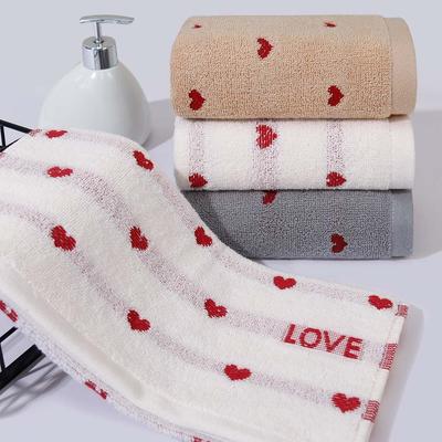 Pure Cotton Towels, Couple Embroidered Household Towels, Wedding Souvenirs, Face Towels with Thickened Long-staple Cotton
