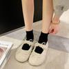 Sweet and versatile Mao Mao shoes women's autumn and winter 2025 new outer wear Doudou shoes round head shallow mouth low heel flat shoes