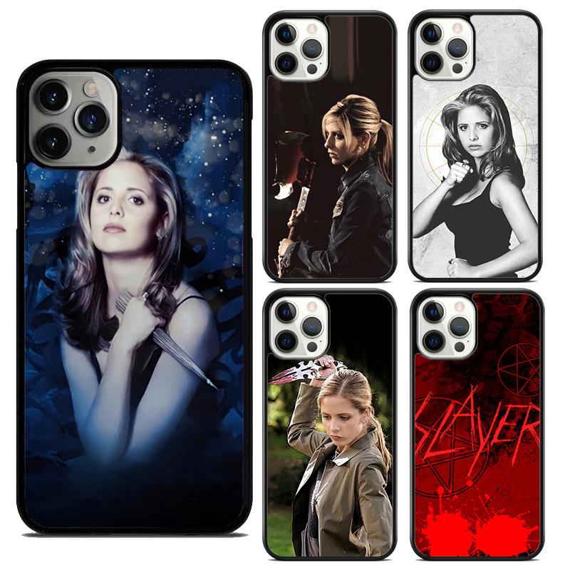 Buffy The Vampire Slayer Soft Phone Case For iPhone 16 15 SE2020 14 Max 7 8 Plus 11 12 13 Pro Max Mini Phone Cover Fundas