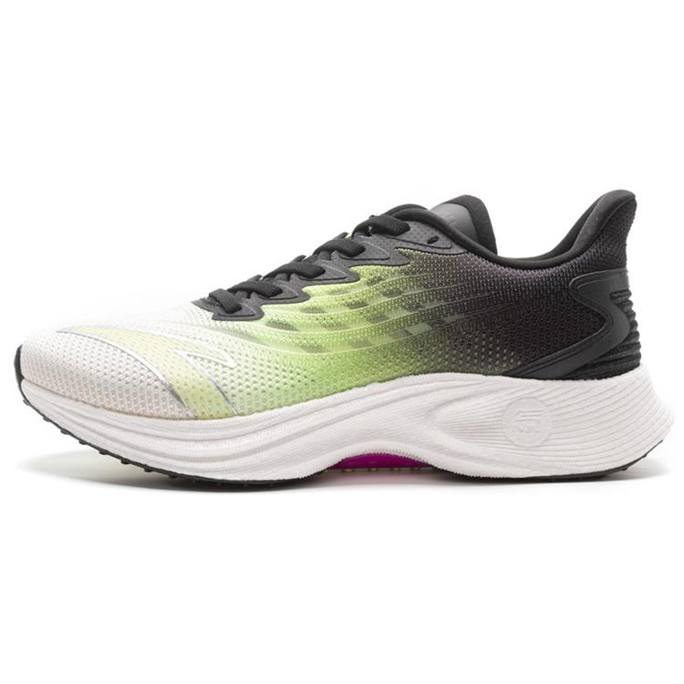 ANTA Mach 2  White Black Green  Men s 112235588S-5 EU 40