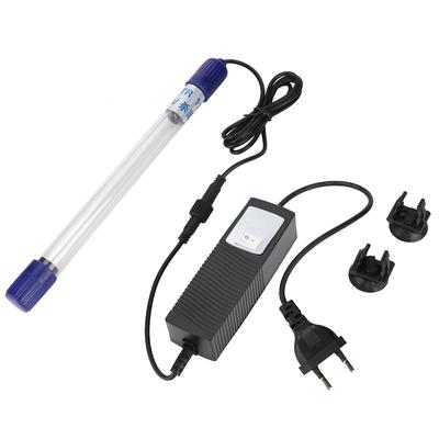 Lâmpada de limpeza UV para aquário, aquário, remoção de algas subaquáticas, luz de água