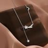 Star Tassel Necklace for Women - Elegant High-End Clavicle Chain, Versatile and Trendy New Accessory