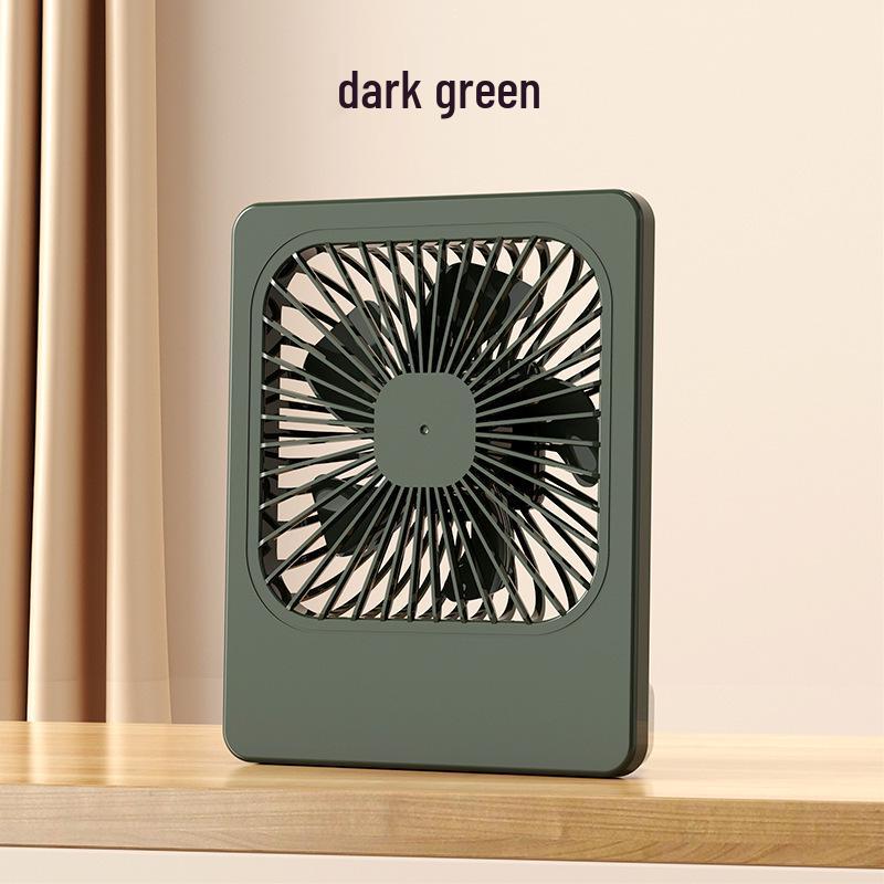 Ultra-Thin Quiet USB Mini Electric Fan - Portable Desktop & Bedside Stand 170x106x195mm