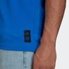 Adidas Manchester United Icons Crew Neck Logo Short Sleeve Football Shirt Men Tops Blue GR3889