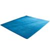 Soft Solid Color Coral Fleece Carpet for Bedroom and Living Room