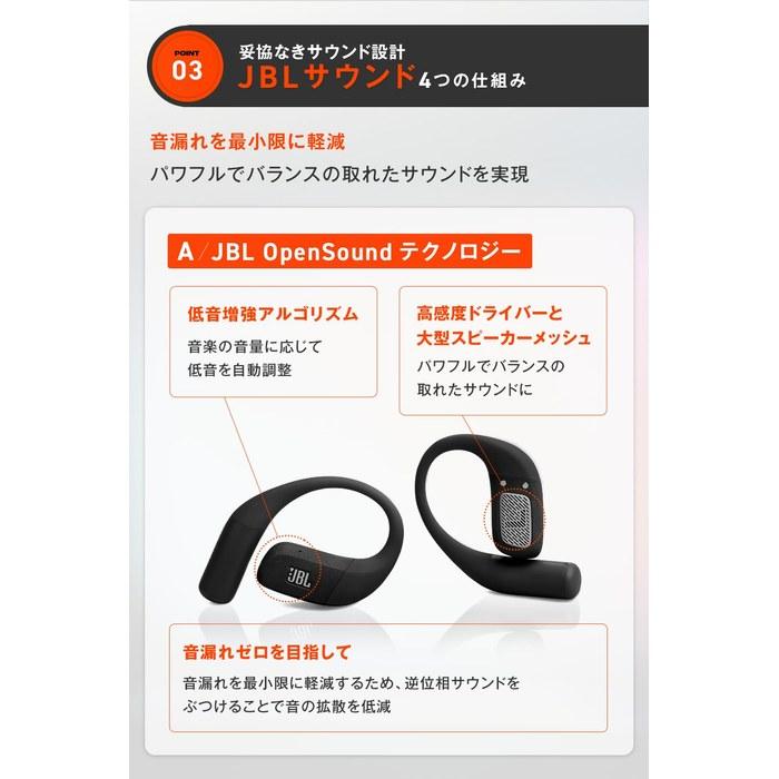 JBL Endurance ZONE Open-Ear Wireless Earbuds (Black)