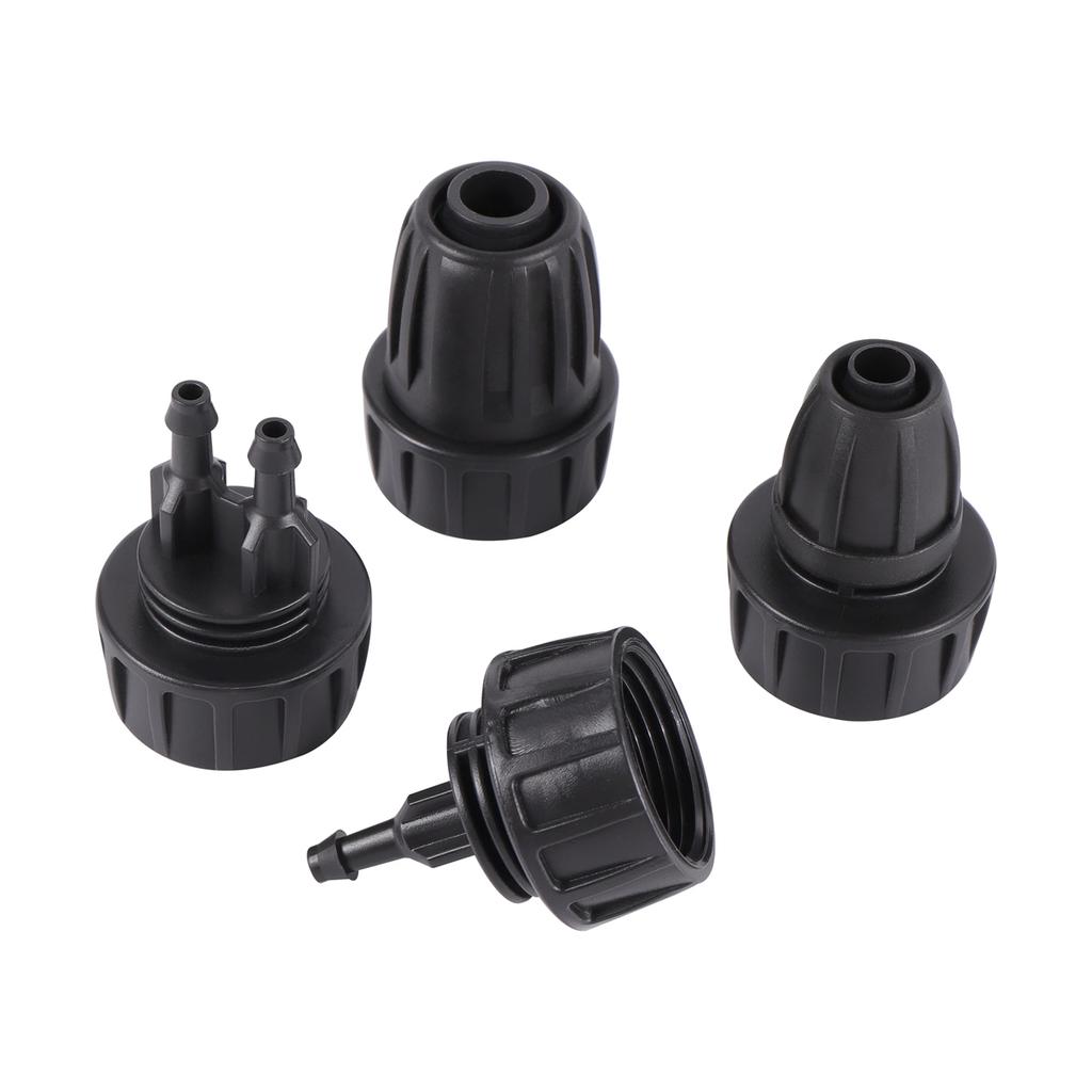 Mirco-Drip Irrigation System Fittings 3/4" Female Thread Locked Straight Connector DN16 8/11 4/7mm Hose Pipe Joint EU Standard
