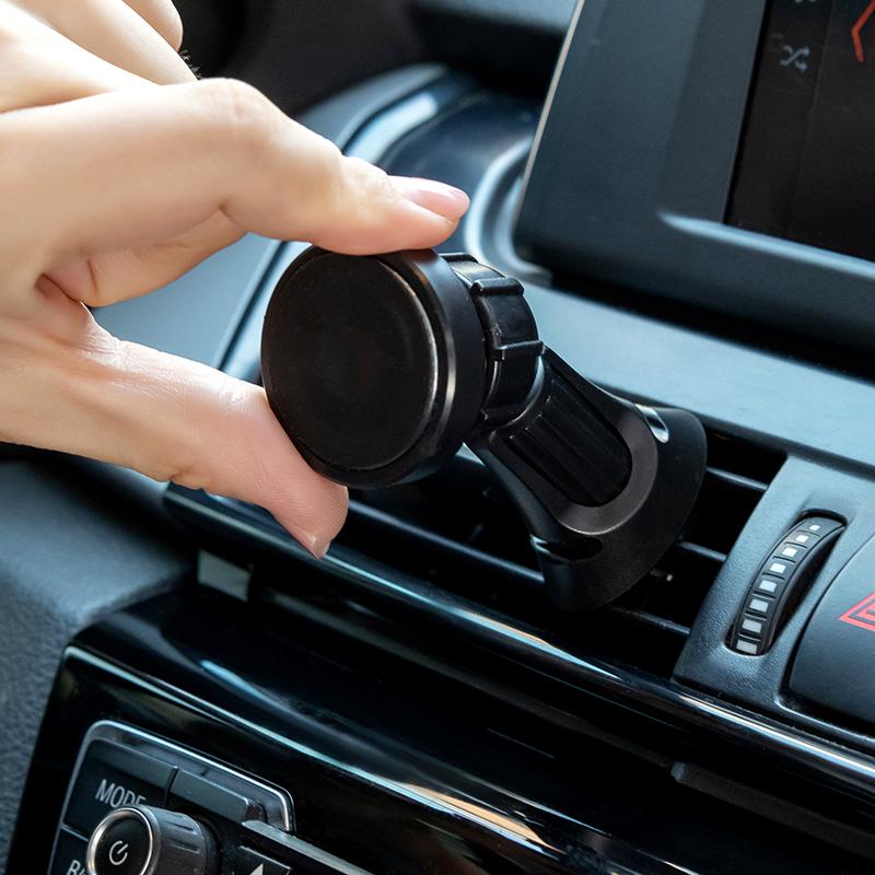 Magnetic Car Phone Holder Ball Head Universal Holder Car Air Outlet Phone Holder Universal Iron Hook Clip