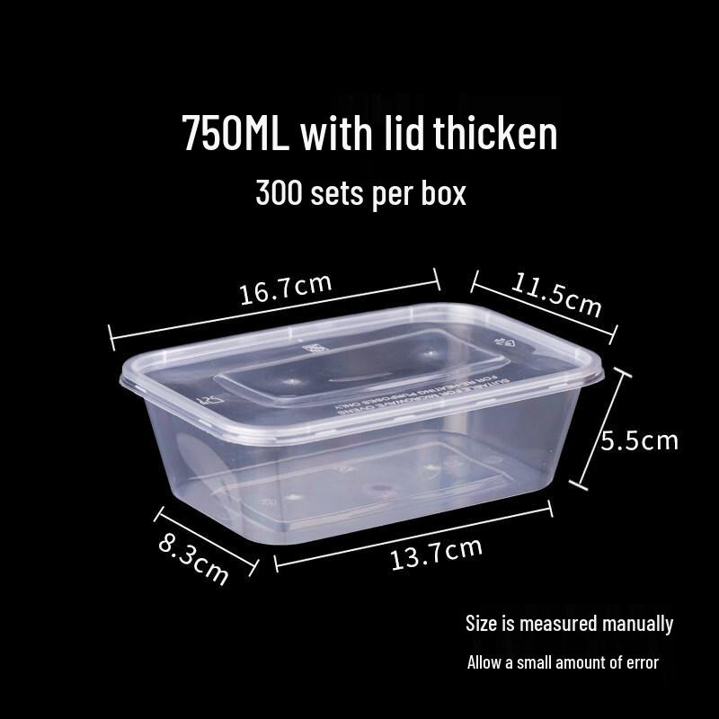 Disposable Thickened Plastic Food Containers